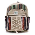 Small Hemp Backpack - Rope & Pockets Style - immagine 7