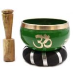 Tree of Life Singing Bowl Set- Green 10.7cm - immagine 10