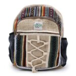 Small Hemp Backpack - Rope & Pockets Style - immagine 8