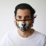 Reusable Fashion Face Covering - Tiger (Adult) - immagine 3