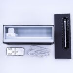 Flame Effect Aroma Diffuser with Birdsound - Black USB - Colour Change - immagine 6