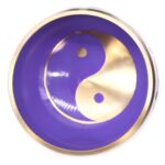 Yin & Yang Singing Bowl Set- White/Purple 10.7cm - immagine 4