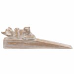 Hand carved Doorstop - Kitten - immagine 2