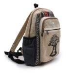 Small Hemp Backpack - Bohdi Tree Design - immagine 3