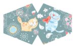 Reusable Fashion Face Covering - Happy Cats (Children)