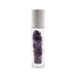 Gemstone Essential Oil Roller Bottle - Amethyst  - Silver Cap + Gemstone Roller Tip for 5ml Bottle - Amethyst - immagine 4