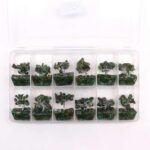Mini Gemstone Trees On Orgonite Base - Green Aventurine (15 stones) - immagine 3