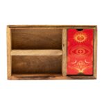 Three Section Tarot Box with Card Holder