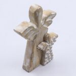 Mango Wood Angel in Angel - Whitewash - immagine 3