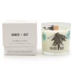 Agnes + Cat Botanical Soy Wax Candle - Seasalt & Moss - immagine 2