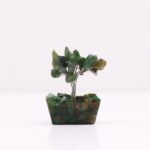 Mini Gemstone Trees On Orgonite Base - Green Aventurine (15 stones) - immagine 2