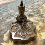 Sm Mango Wood Backflow Burner - Tree of Life - immagine 7