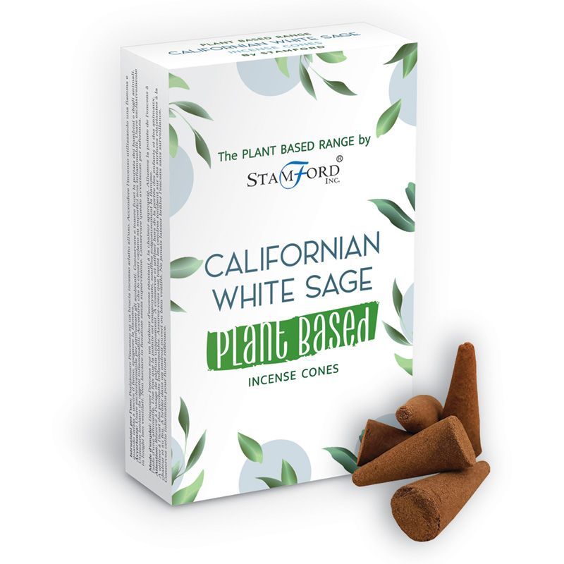 bG9jYWw6Ly9tZWRpYS8xTi84RS82MFIzMEMxRzZSU0s4RTFOL2ExZTFmOGMxLmpwZWc.jpg Plant Based Incense Cones - Californian White Sage - immagine 1