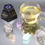Raw Crystal Gemstone Tea Strainer - Aquamarine - immagine 7