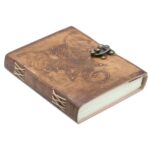 Leather Dragon Notebook  (20x15 cm)