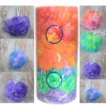 Pretty Variegated  Scrunchies 4 asst (display tube) - 40gm