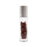 Gemstone Essential Oil Roller Bottle - Red Jasper - Silver Cap + Gemstone Roller Tip for 5ml Bottle - Red Jasper - immagine 4