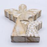 Mango Wood Angel in Angel - Whitewash - immagine 8