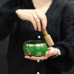 Tree of Life Singing Bowl Set- Green 10.7cm - immagine 9