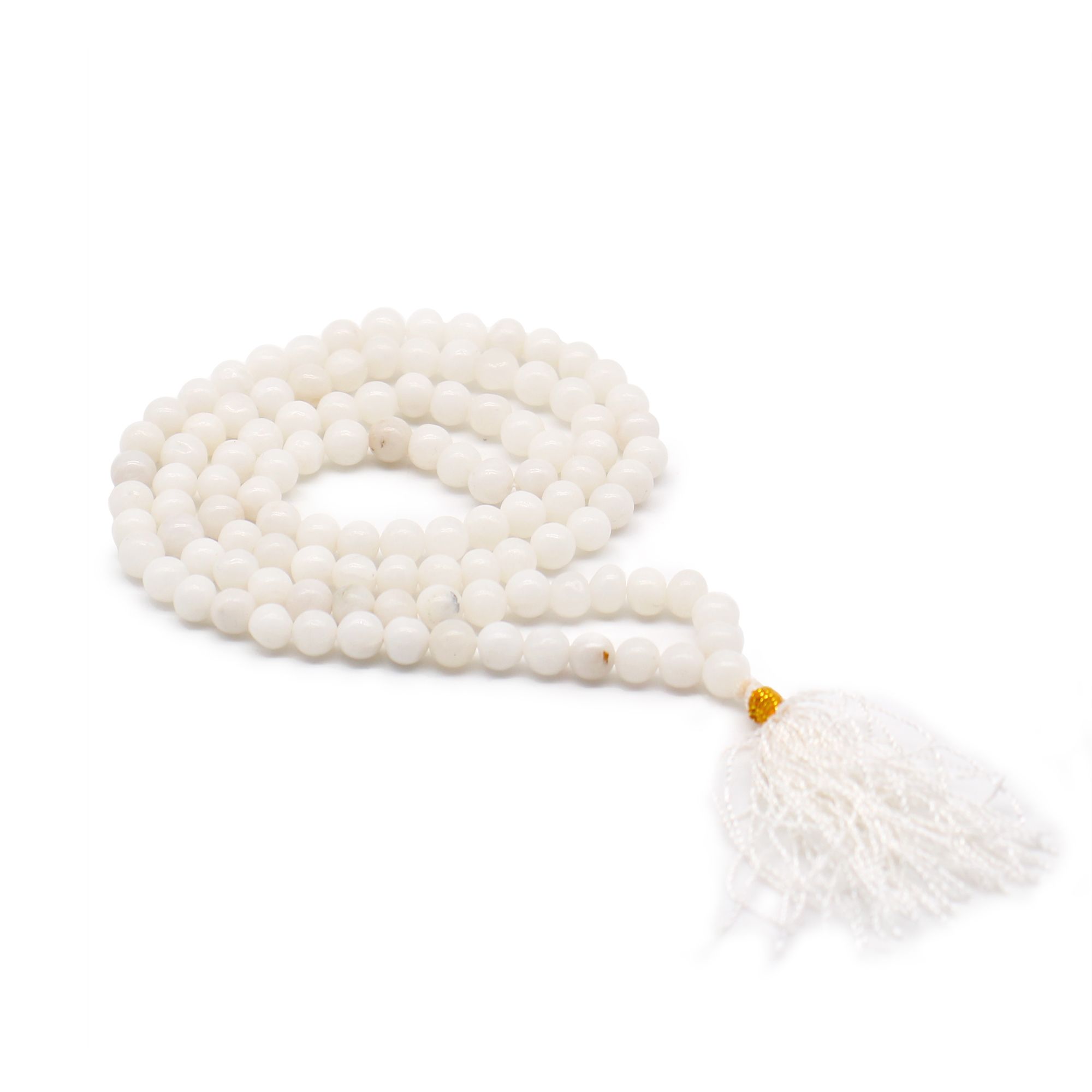 bG9jYWw6Ly9tZWRpYS8xUi84Qy82MFIzMEMxRzY4VDM4QzFSLzY1YzhhNzdhLmpwZWc-1.jpg 108 Bead Mala - White Quartz - immagine 1