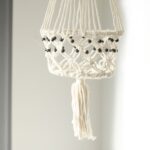 Macrame Pot Holder - Lrg Single Beaded - immagine 4