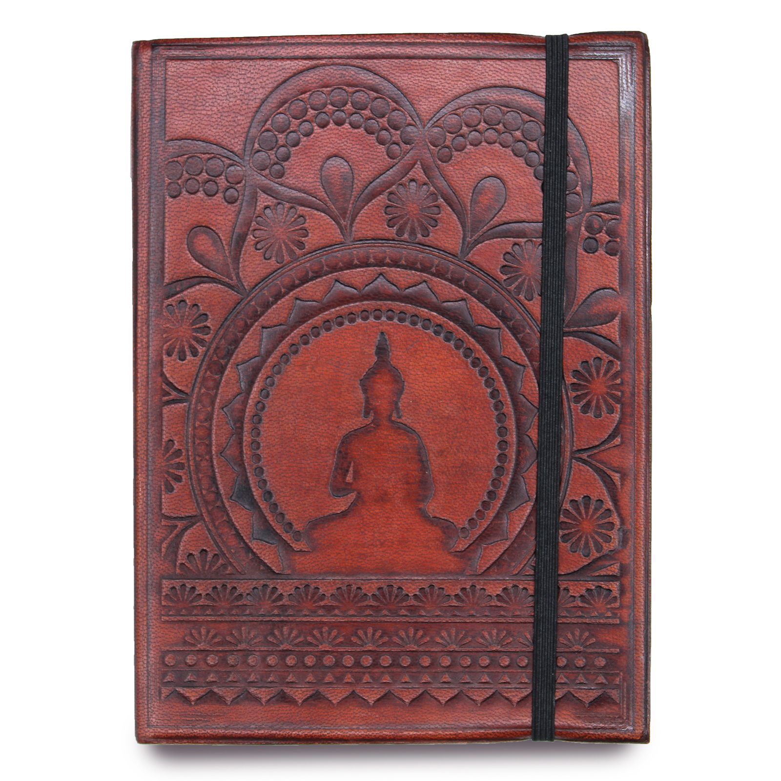 bG9jYWw6Ly9tZWRpYS8xUy8yQy82MFIzMEMxRzZSVDMyQzFTLzVhMGIyODQ1LmpwZWc.jpg Small Notebook with strap - Tibetan Mandala - immagine 1