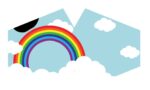 Reusable Fashion Face Covering - Rainbow (Children)