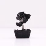 Mini Gemstone Trees On Orgonite Base - Black Agate (15 stones) - immagine 2