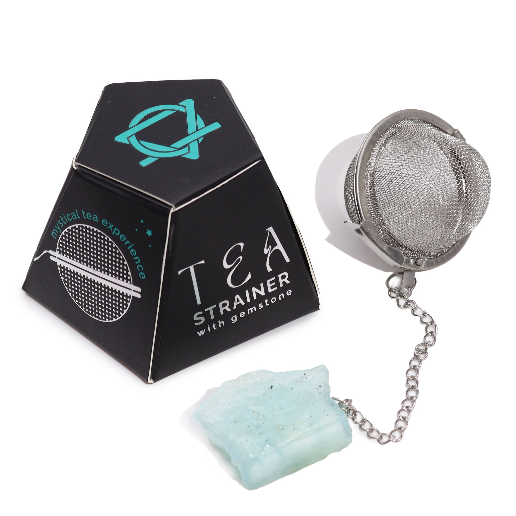 bG9jYWw6Ly9tZWRpYS9ITS9HQy82MFIzMEMxRzZSVzNHQ0hNLzcyMDhjOTM1LmpwZWc.jpg Raw Crystal Gemstone Tea Strainer - Aquamarine - immagine 1