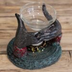Antique Buddha - Om Hands Oil Burner - immagine 5