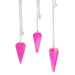 Six Sided Pendulum - Aurora Crystal Pink - 4cm - immagine 2