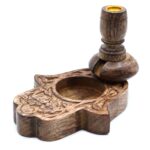 Sm Mango Wood Backflow Burner - Hamsa - immagine 4