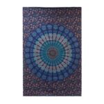 Double Cotton Bedspread + Wall Hanging - Classic Mandala 230cm x 200cm - immagine 3