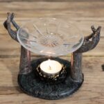 Antique Buddha - Om Hands Oil Burner - immagine 6