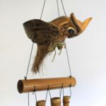 1x Coconut Owl Windchimes - immagine 3