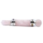 Hexagonal Crystal Healing Wand - 12cm - Rose Quartz - immagine 5