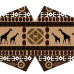 Reusable Fashion Face Covering - African Tribal  (Adult)