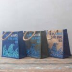 Printed Jute Bag - We are Waves - Blue - immagine 8