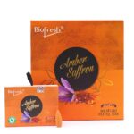 Biofresh Backflow Incense Cones (40 cones) - Amber Safron
