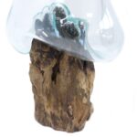 Molten Glass on Wood - Large Bowl - immagine 7