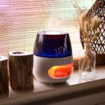 Salt Stone Flame Effect Aroma Diffuser - White USB - Colour Change and Timer - immagine 10