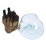 Molten Glass on Wood - Large Bowl - immagine 3