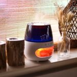 Salt Stone Flame Effect Aroma Diffuser - White USB - Colour Change and Timer - immagine 6