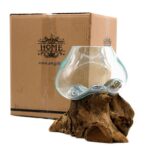 Molten Glass on Wood - Large Bowl - immagine 6