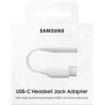 SAMSUNG ADATTATORE CUFFIE DA USB-C A JACK 3.5MM WHITE