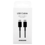 SAMSUNG CAVO USB-C TO USB-C 1.8M 3A BLACK